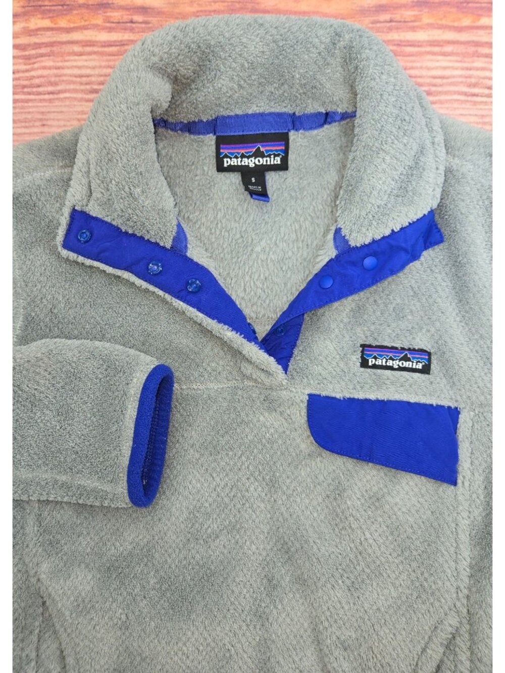 Patagonia Womens Gray Synchilla Fleece Jacket Small